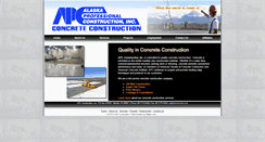 Desktop Screenshot of apcconcrete.com